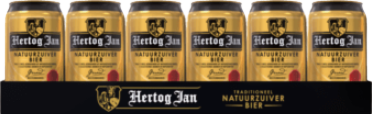 Hertog Jan pils Tray met 24 blikjes van 33cl Hertog Jan pils Tray met 24 blikjes van 33cl